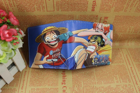10 card holder walle with cion pocke one piece luffy anime purse l game woman man walle Hokage Ninjia children walle gift