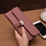 2018 Fashion Long Women Wallets High Quality PU Leather Women's Purse and Wallet Design Lady