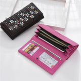2018 Fashion Women Wallet Embroidered Long Purse Female Casual Pouch Handbag Women's Purse