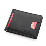 Anti-magnetic Leather Card Holder RFID Mini Wallet