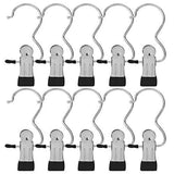 Sixtack Laundry Hook Boot Hanging Hold Clips Portable Hanging Hooks Home Travel Hangers Clothing Clothes Pins