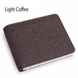 Retro Multi Pockets Canvas Wallet