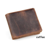Men's 100% Genuine Faded Leather Cowboy Wallet