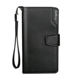 Card holder Leather Wallet men Long Design Quality passport cover Fashion Casual Mens Purse Zipper Multi-function coin purse 7X