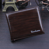 Men Bifold Business Leather Wallet  ID Credit Card Holder Purse Pockets