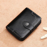2018 New Fashion Wallet Women Purse Coin Purse Zipper Wallet Female Short Wallet Women Split Leather Purse Small Purse QB262