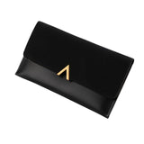 2018 Leather Women Wallets Hasp Lady Moneybags Zipper Coin Purse Woman Envelope Wallet Money Cards ID Holder Bags Purses Pocket