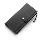 Long Solid Luxury Brand Women Wallets Fashion Hasp Leather Wallet Female Purse Clutch Money Women Wallet Coin Purse