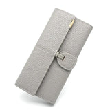 2018 New Phone Pocket Luxury Wallets Women Brand Lady Purses For Leather Clutch Long Hasp Woman Wallet Female Purse Card Holder