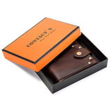 crazy horse cowhide leather men wallets short men's purse card holder male carteira masculina zipper cartera hombre