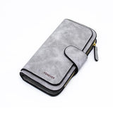 Brand Leather Women Wallets High Quality Designer Zipper Long Wallet Women Card Holder Ladies Purse Money Bag Carteira Feminina