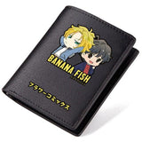 Cartoon BANANA FISH Wallet Men Money Bag Slim Purse Male Long Short Card Holder Wallet Thin Purse