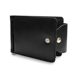 KUDIAN BEAR Rfid Men Wallet Short Money Clip Wallet Metal Leather Slim Male Card Organizer Minimalist Carteras Hombre BID249PM49