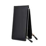 Aelicy Women men Famous Brand Multi functional Long Wallet Fashion Double Zipper Card Bag Top Grade Brand Solid Clutch 2019