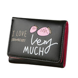 Pu Leather Hasp Small Wallet