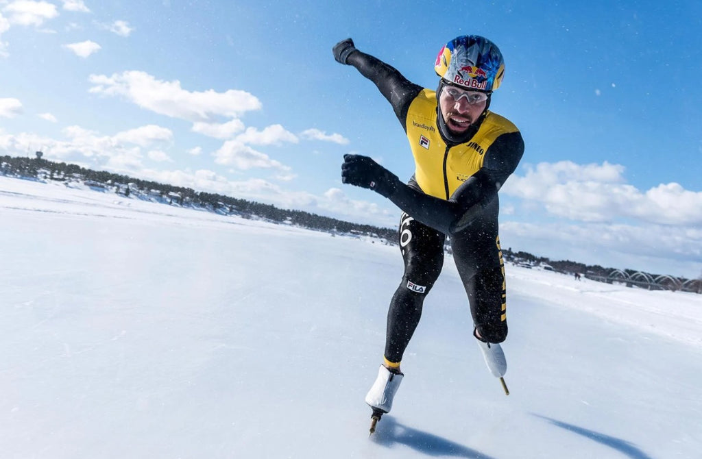 Watch the Speed Skating World Record: 60+ MPH on Ice, With Red Bull