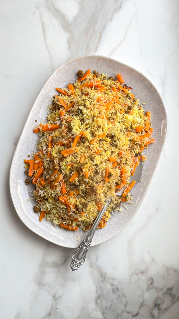 Havij Polo (Persian Carrot Rice)