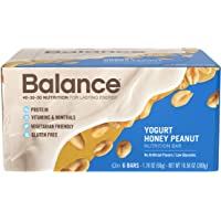 6-Count Balance Bar Yogurt Honey Peanut Healthy Protein Snacks, 1.76 oz only $7.09