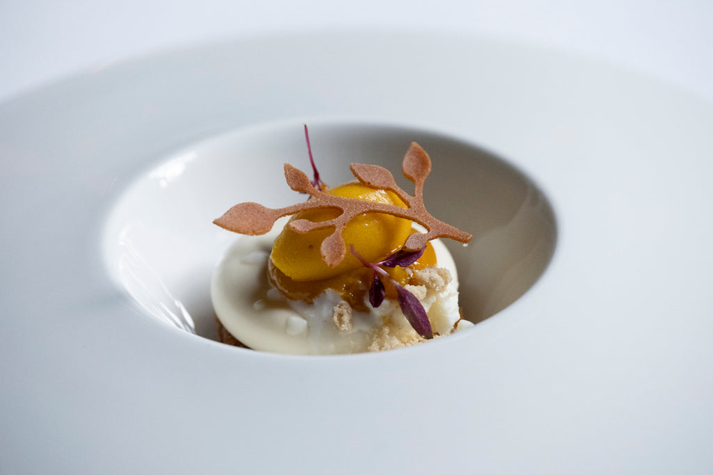 Lemon Cheese Cream Recipe with Velvet Cloud Sheep’s Milk Granita – IFWG Awards Dishes