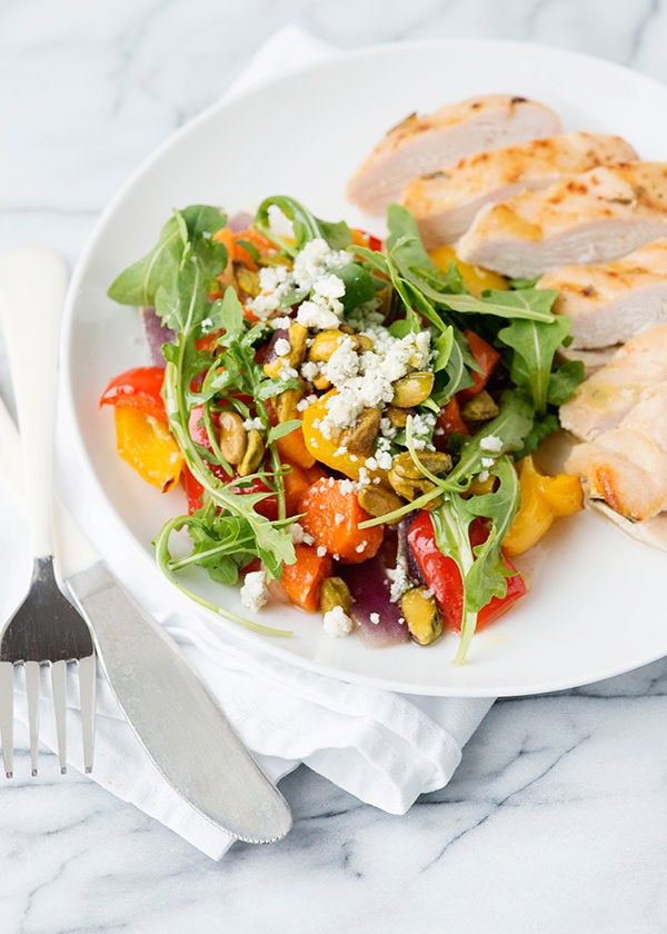 Roast Chicken and Vegetable Salad