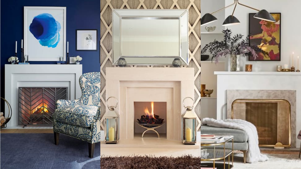 Check out these designer tips for decorating your fireplace mantel