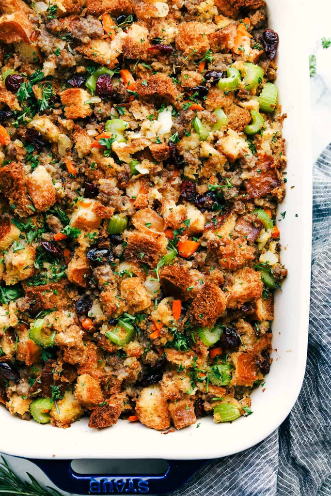 Grandma’s Sausage Herb Stuffing