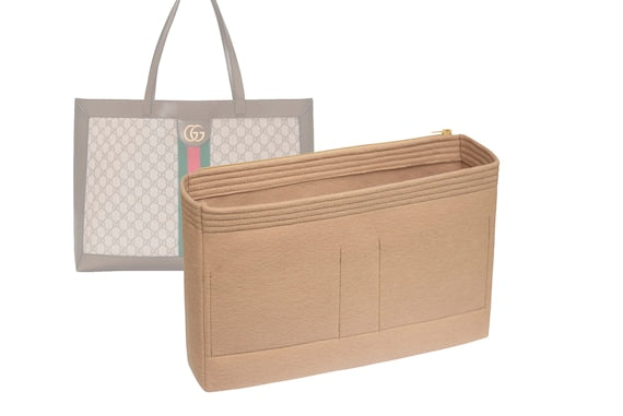 For "Ophidia Soft  Supreme Tote Medium - 547947" Bag Insert Organizer In 9.45"/24 cm Height, Bag Liner - Worldwide Shipping 4-6 Days by SenamonBagOrganizer
