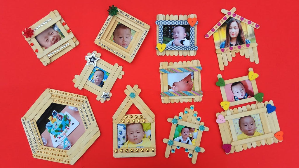 Top 10 DIY Popsicle Stick Photo Frame Compilation | Popsicle Stick Craft Ideas | Home Decor by Globe Studio One (2 years ago)