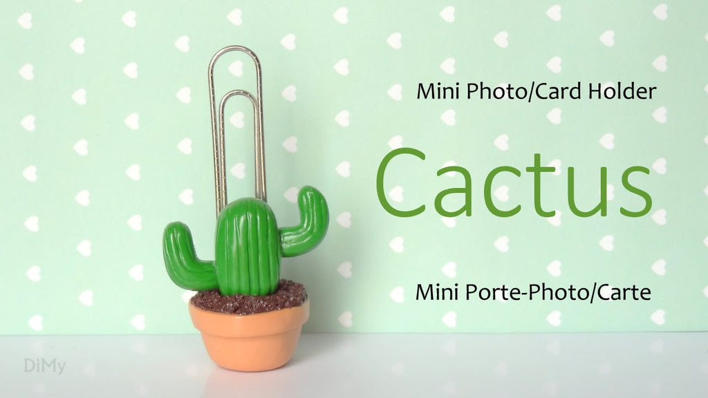 Hello!! Here's a DIY Cactus photo holder (or card holder)! I would like to thank everyone of you! We are now more than 150 on this channel and more than 1000 ...