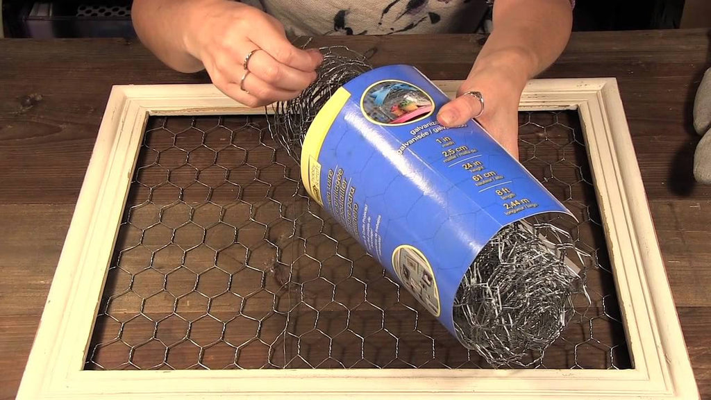 Christine shows how to use M-D Craft and Hobby Chicken Wire to create a vintage photo frame