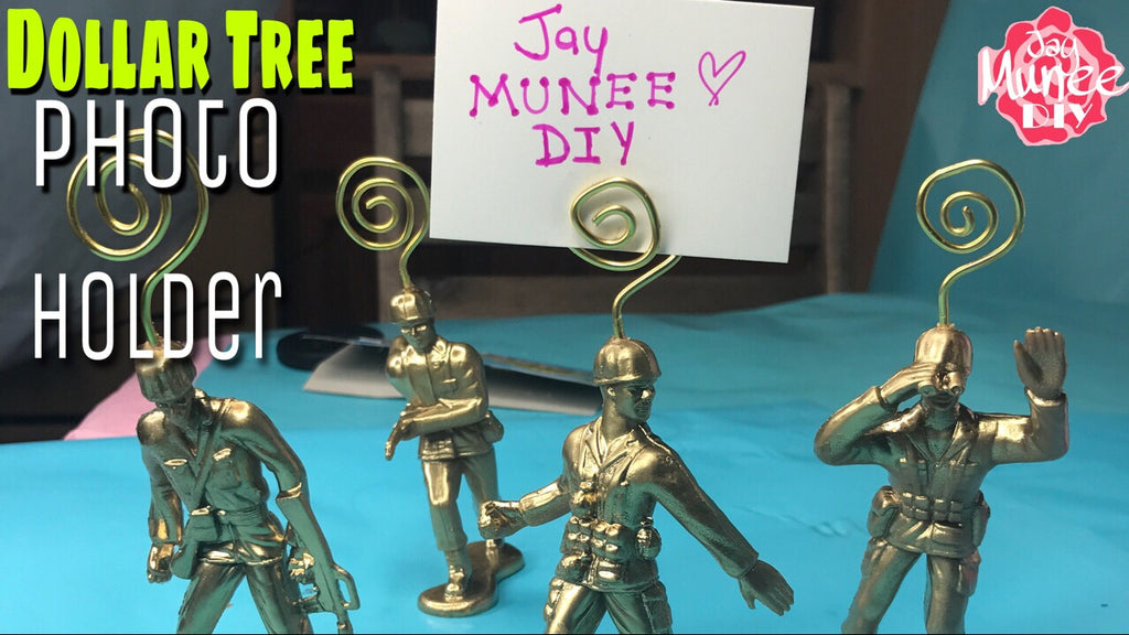 Dollar Tree DIY WIRE PICTURE HOLDER made with Dollar Tree items