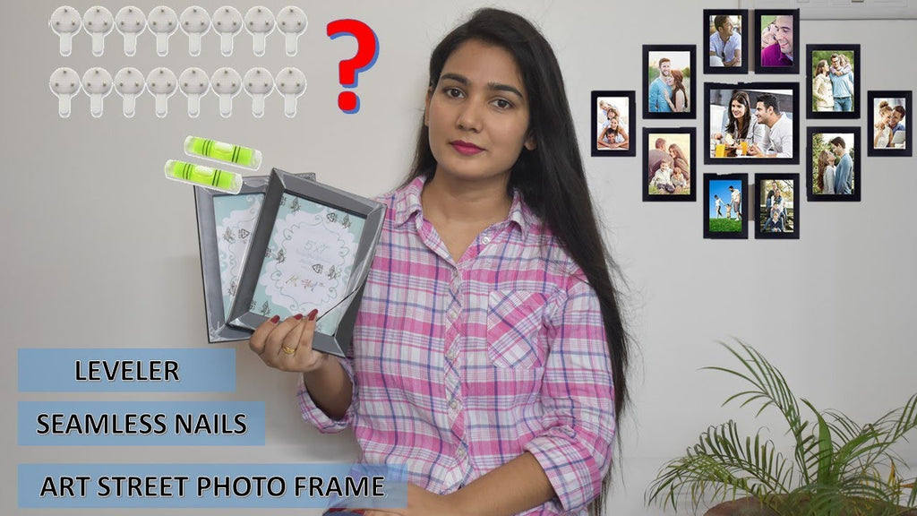 How to hang photo frames | Installation | Seamless nails | Amazon by Neha and Nitu (7 months ago)