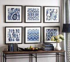 Stunning Framed Fabric Wall Art