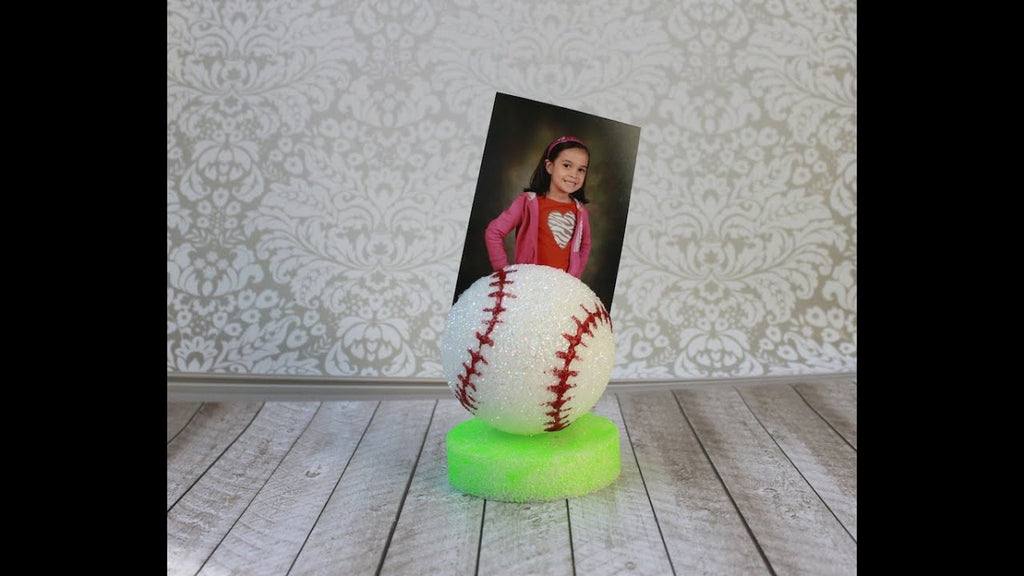Kid's Craft: Sports Ball Photo or Memo Holder by  ()