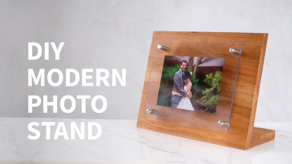 DIY modern wood & acrylic photo stand by EvanAndKatelyn (3 years ago)