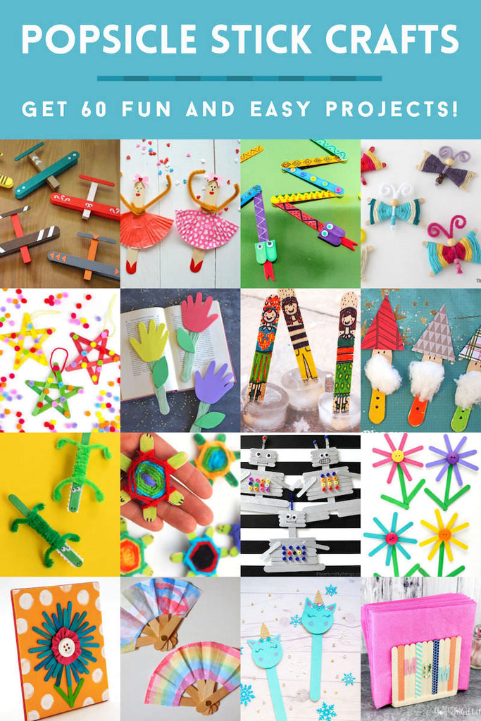 Popsicle stick crafts are so fun for kids, and these 60 ideas will provide hours of entertainment! You’ll love how easy these are to make.