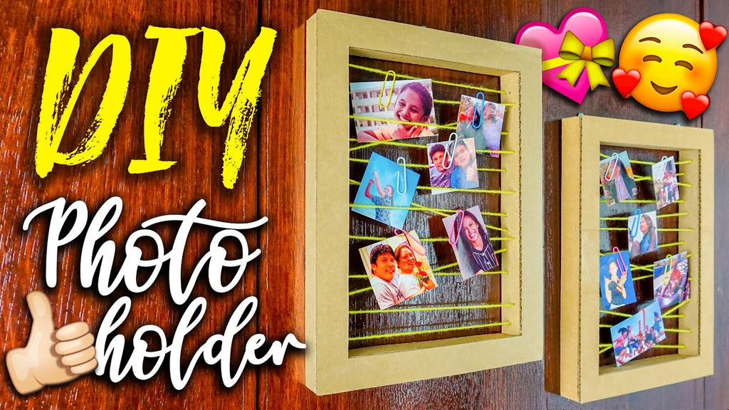 Hey DIY masters! I just made this easy-to-make and cute photo holder where you can display your precious photographs! It looks simple but it's pretty neat and ...