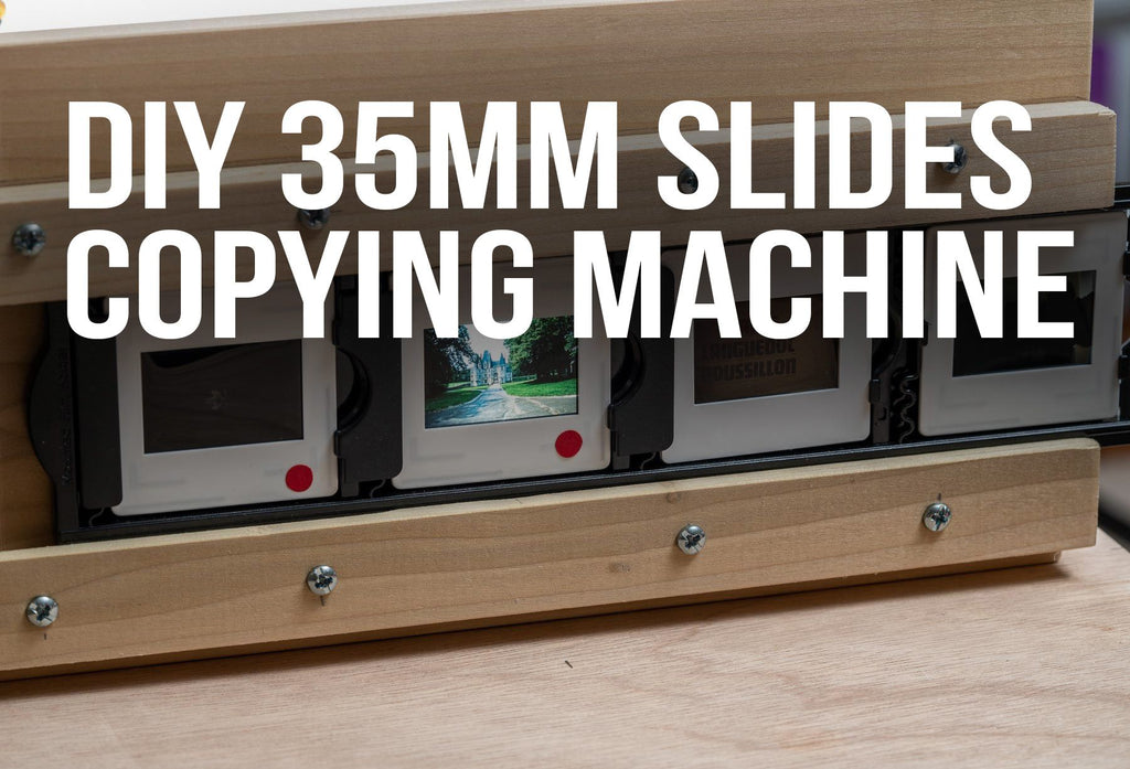 How to build a DIY 35mm slides and negatives copying machine