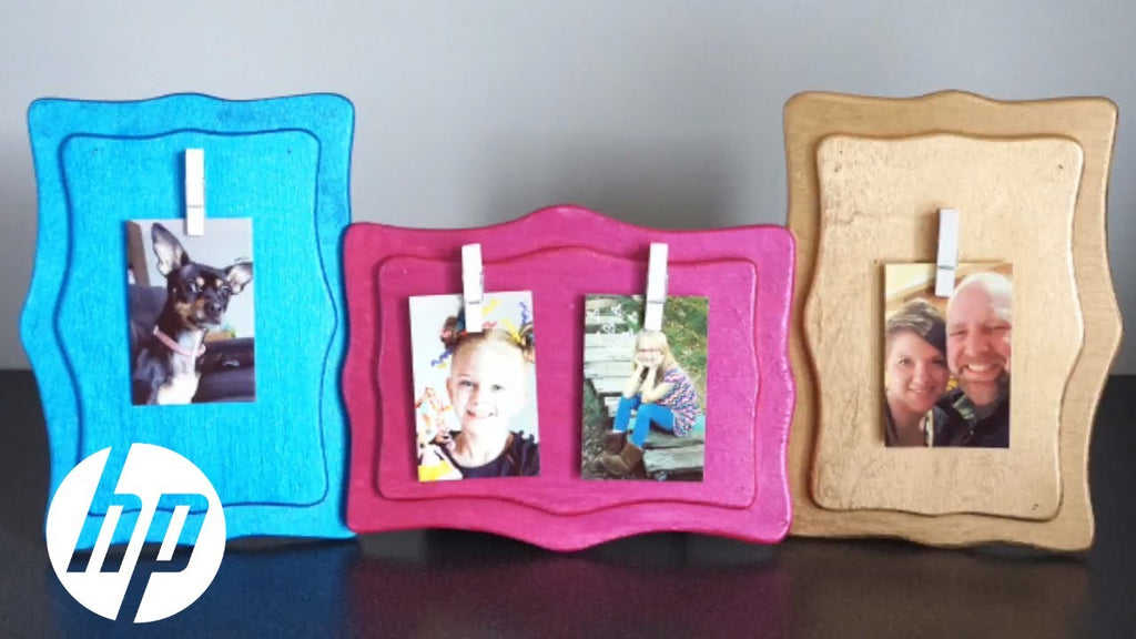 Print your favorite moments from Instagram your phone with the HP Sprocket and display them on a DIY Clothespin Photo Holder! My phone is packed with ...