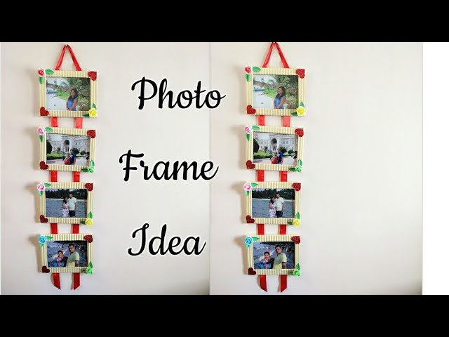 Cardboard Photo Frames/How to make Photo Frame at Home/Photo Frame Making Ideas by Crafting with Rachna (3 years ago)