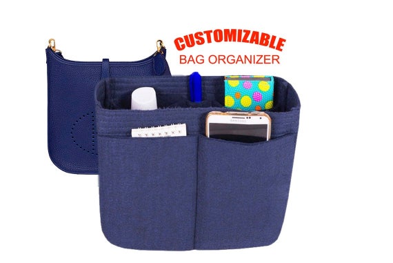 For "Hermes Evelyn GM 33 Bag" Purse Insert Organizer, Bag Organizer In 9 Inch /22 cm Height- Worldwide Shipping 3-5 Days by SenamonBagOrganizer