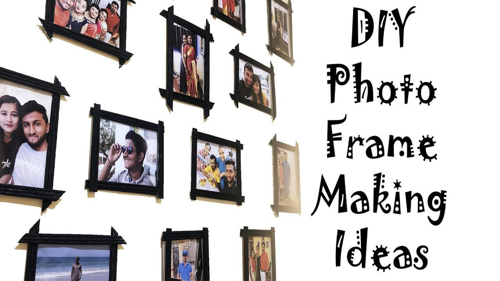 DIY Photo Frame | Frame Ideas | How to make photo frame at home | Best out of waste frames by Akaash creations (2 years ago)