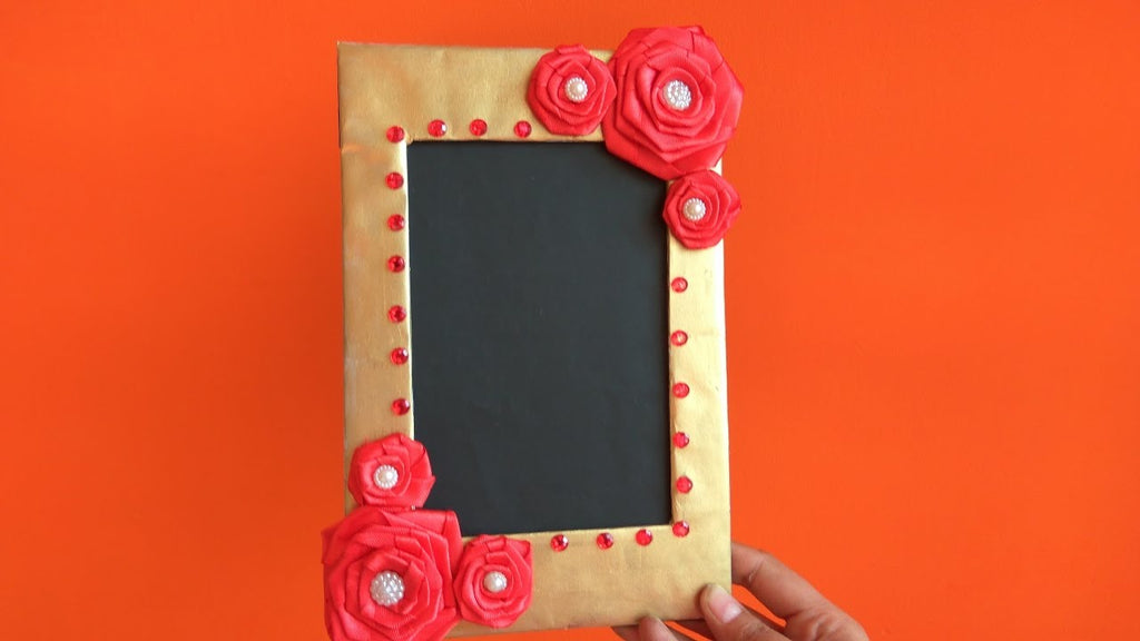 DIY | How to make Photo Frame at home | Cardboard Photo Frame | Best out of waste by Ruchi Gharia (4 years ago)