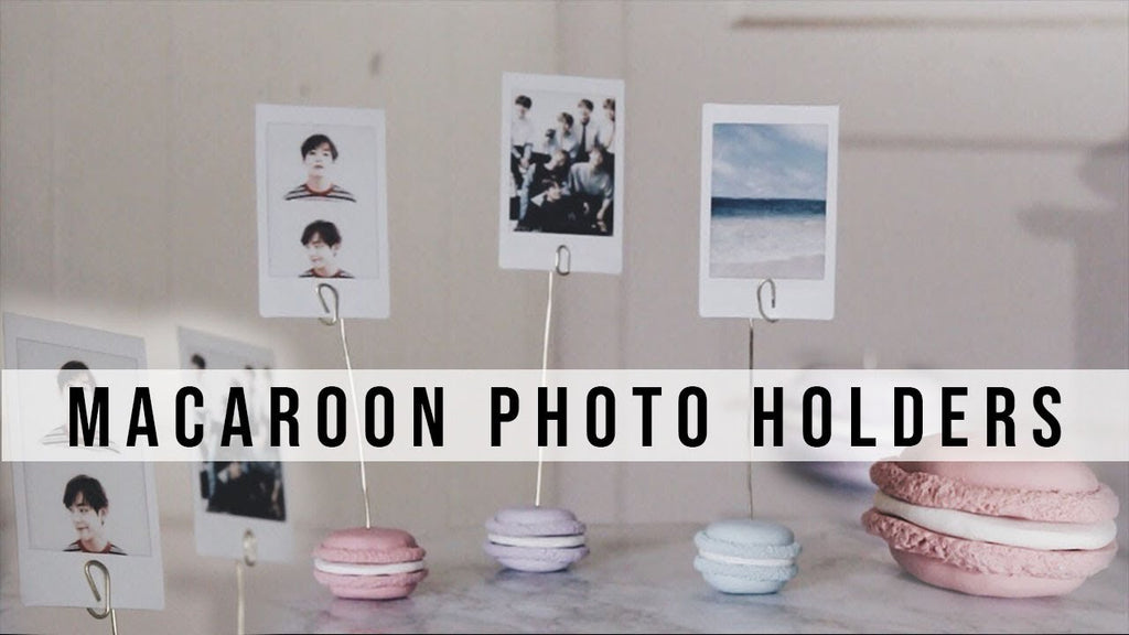 DIY Macaroon Photo Holders ♡ ---------------------------------------------------- hi ya'll this is super duper EZ