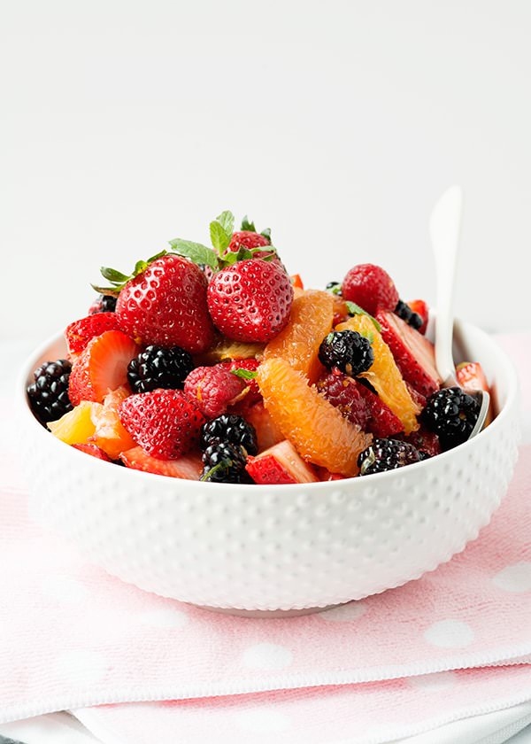 Citrus Mint Fruit Salad