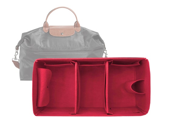 For "Le Pliage 21-Inch Expandable Travel Bag" Customizable Felt Organizer In 20 cm/7.8 inches Height, Bag Liner, Red by SenamonBagOrganizer