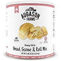 Augason Farms Honey White Bread Scone & Roll Mix, 3 lbs only $10.66