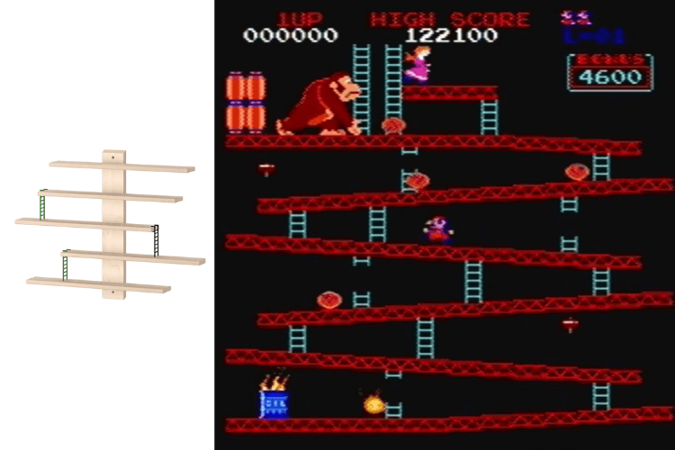 Donkey Kong Shelves: Japanese gamer shows us how to