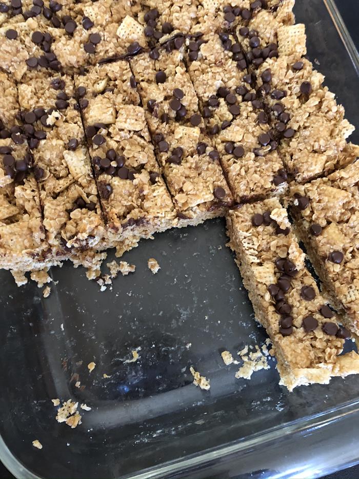 Peanut Butter Chex Granola Bars