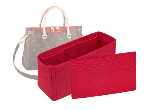 For "Pallas BB" Customizable Felt Organizer In 10 cm/3.9 inches Height, Bag Liner, Red by SenamonBagOrganizer